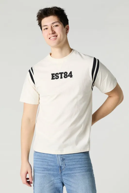 T-shirt avec motif brodé Est 84 made by Urban Planet