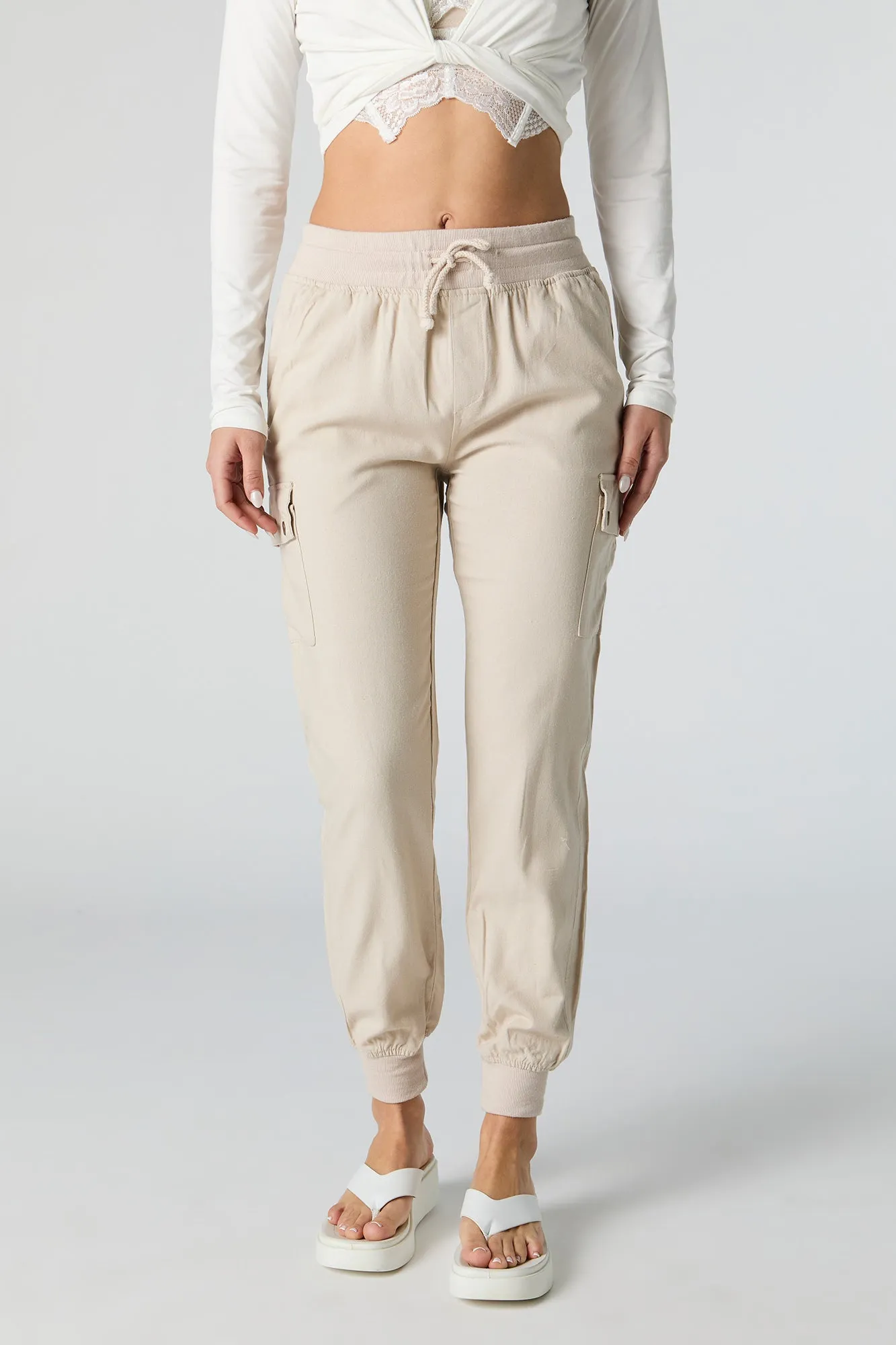 Linen Cargo Jogger sold by Urban Planet product image thumbnail 2