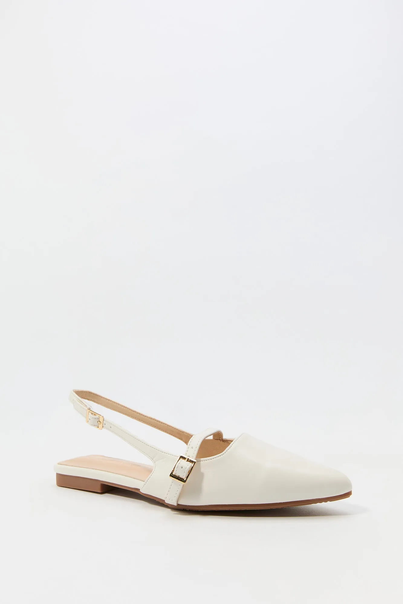 Faux Leather Pointed Toe Slingback Sandal sold by Urban Planet product image thumbnail 2