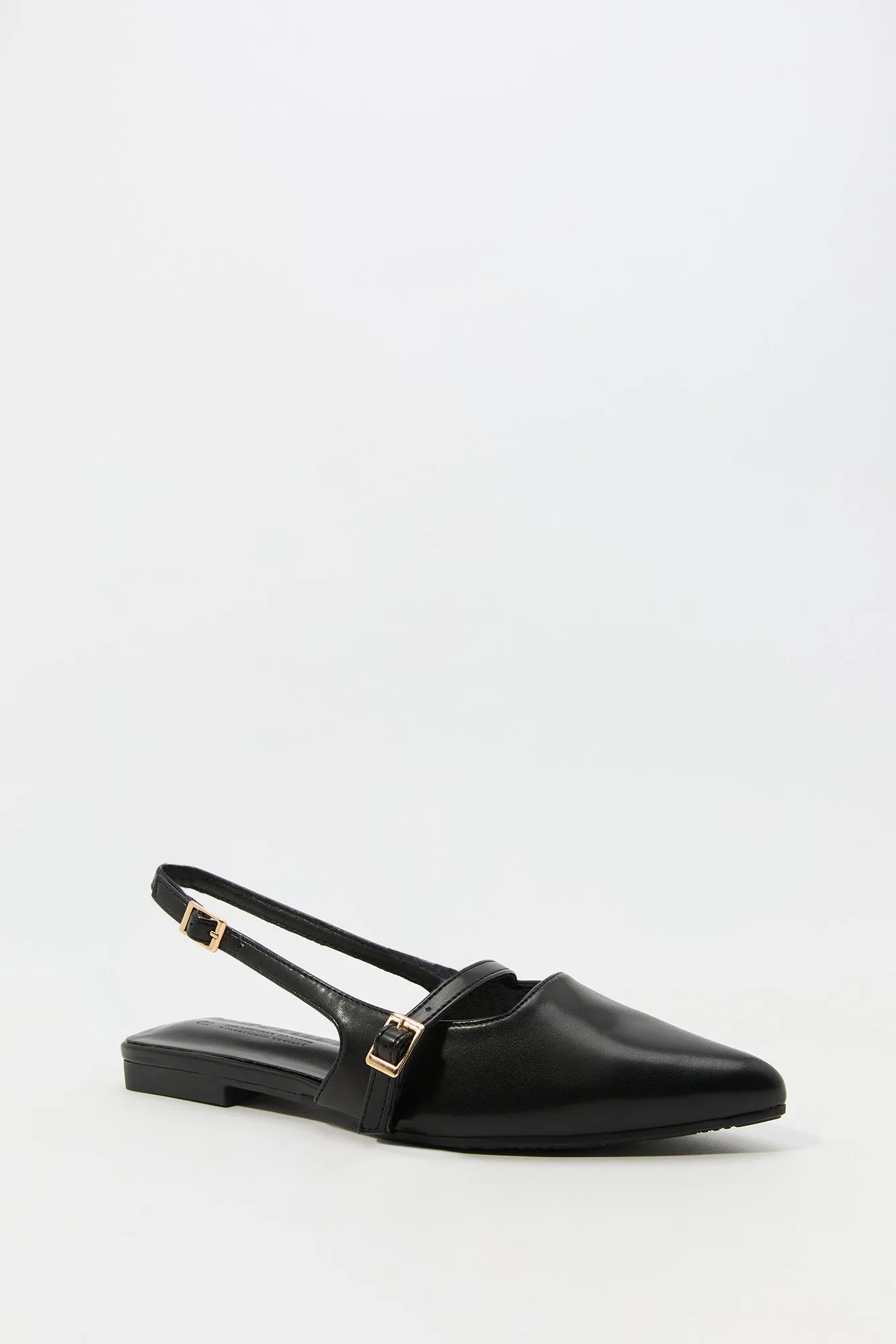 Faux Leather Pointed Toe Slingback Sandal sold by Urban Planet product image thumbnail 5