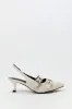Chaussures en similicuir à bride arrière avec boucle et talon bottine sold by Urban Planet