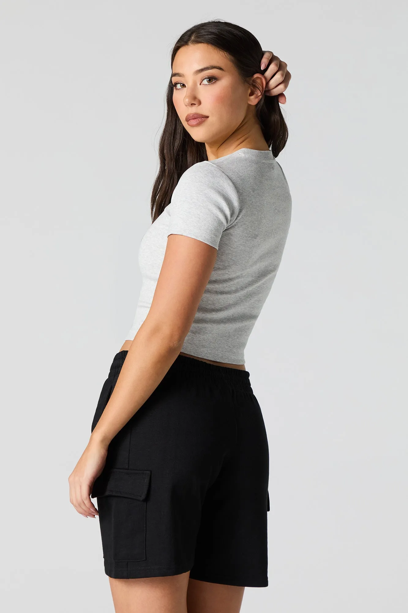 Fleece Cargo Short sold by Urban Planet product image thumbnail 5