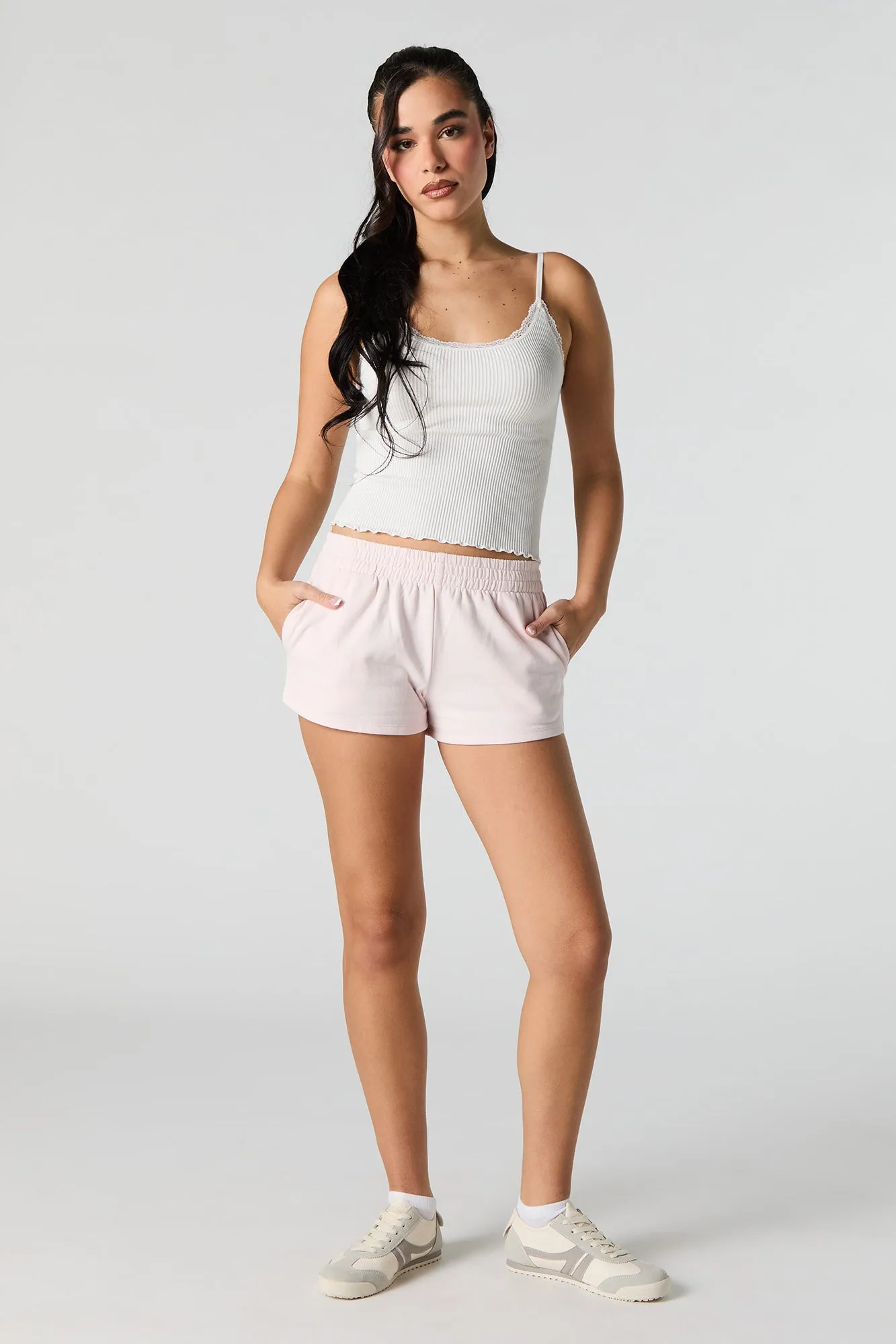 Solid Fleece Short sold by Urban Planet product image thumbnail 3