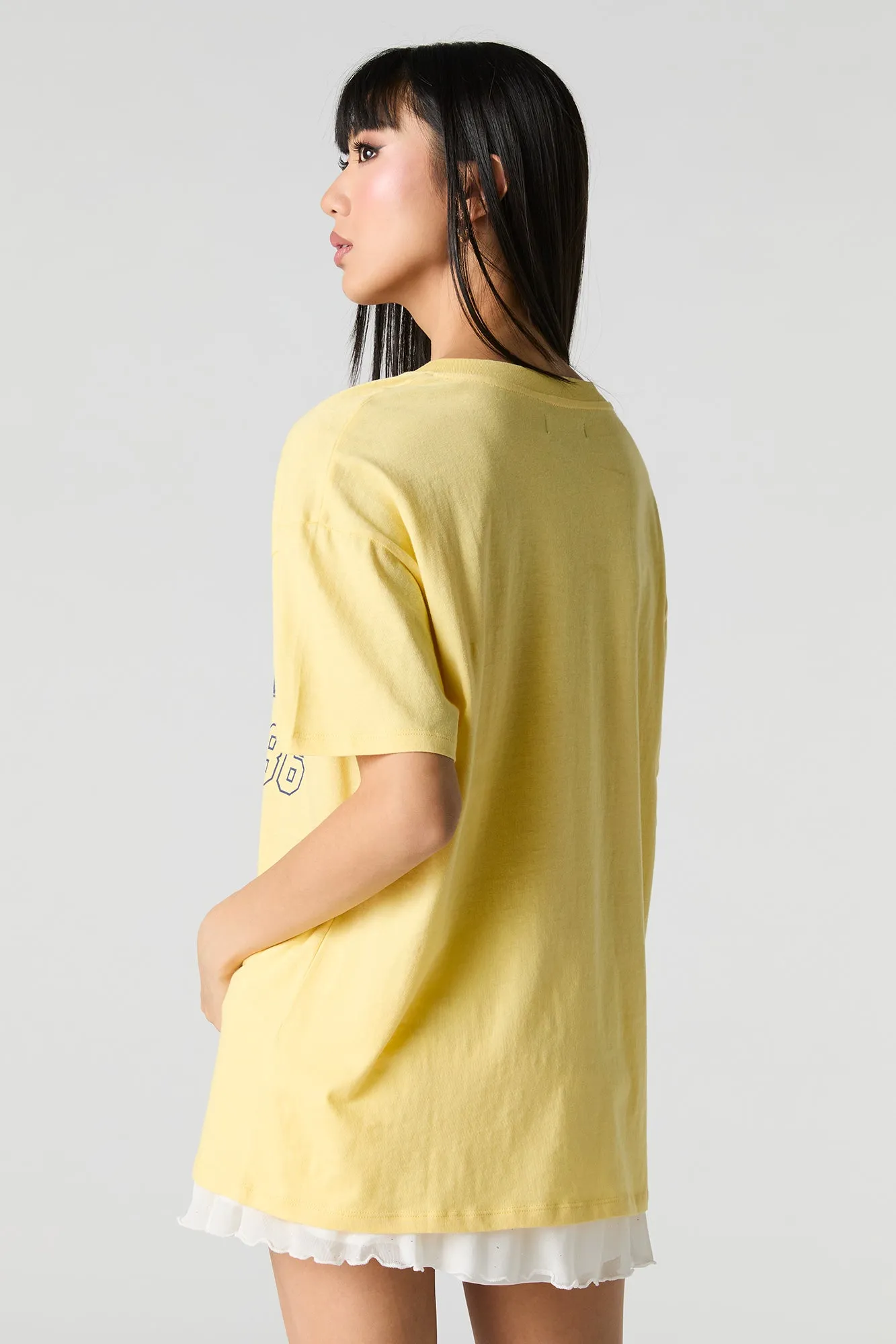 T-shirt à imprimé California 86 avec encolure en V sold by Urban Planet product image thumbnail 2