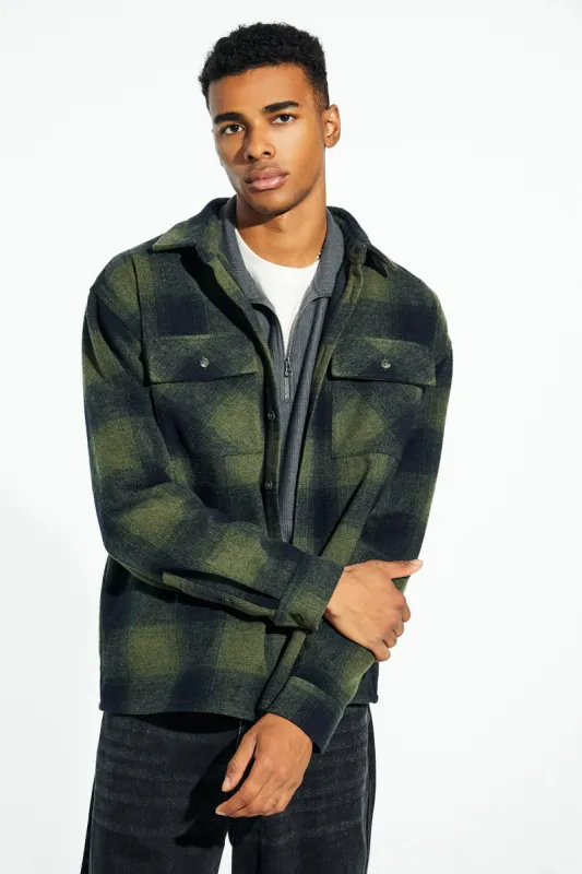Plaid Button-Up Top sold by Urban Planet
