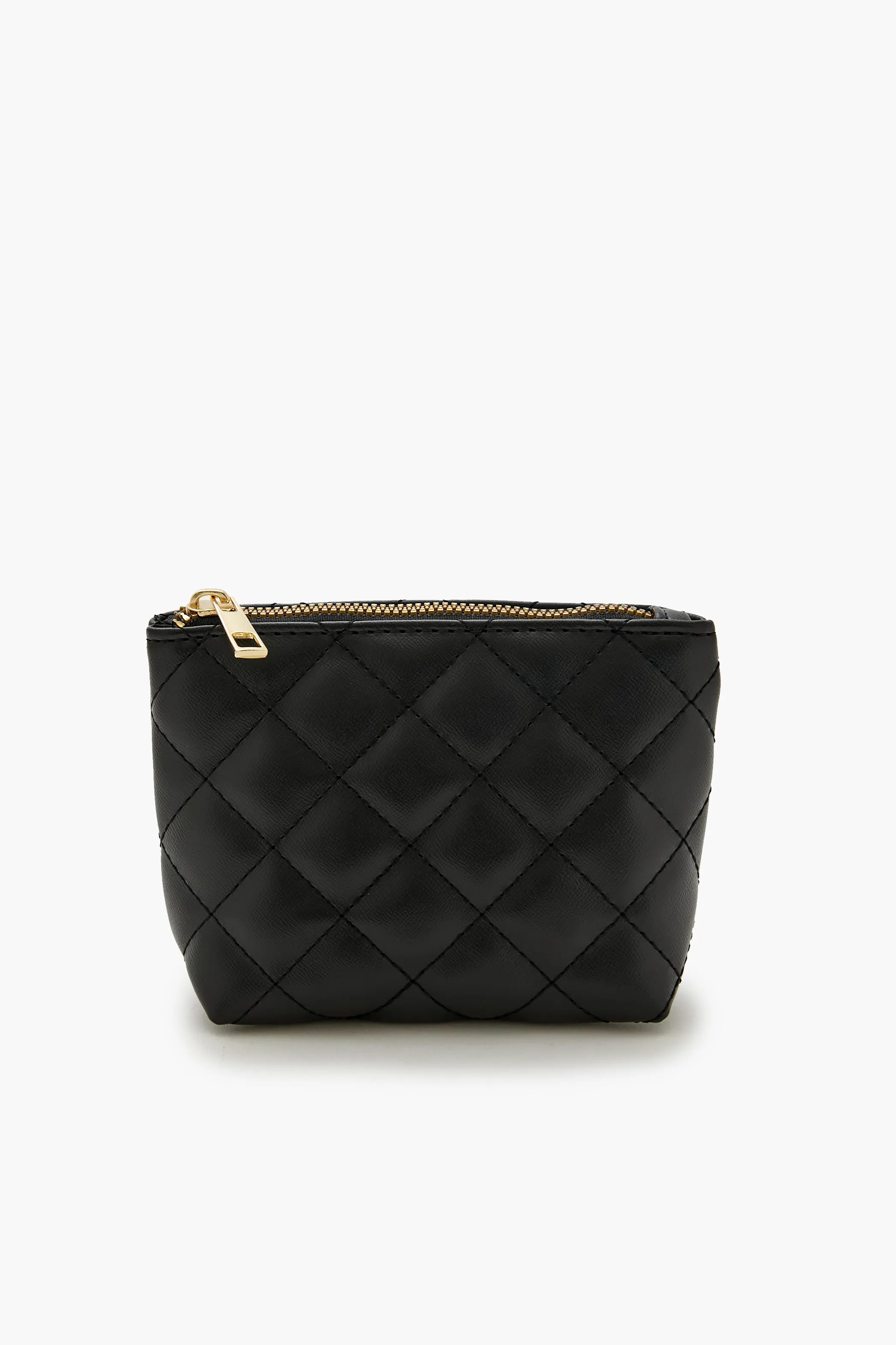 Quilted Faux Leather Makeup Bag sold by Urban Planet