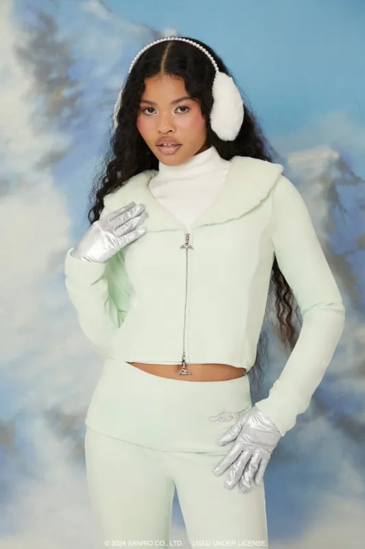 Cinnamoroll Zip-Up Cardigan Sweater sold by Urban Planet