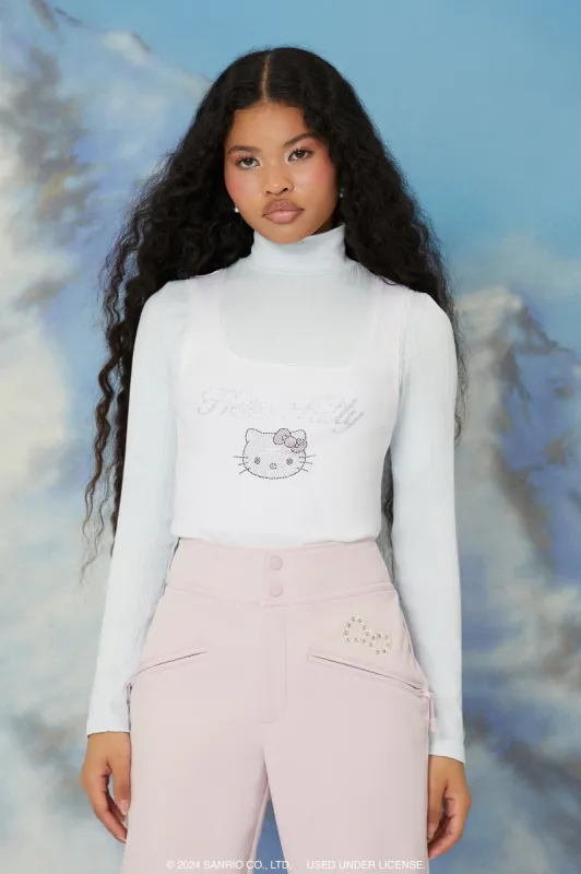 Débardeur à imprimé Hello Kitty avec pierres du Rhin sold by Urban Planet