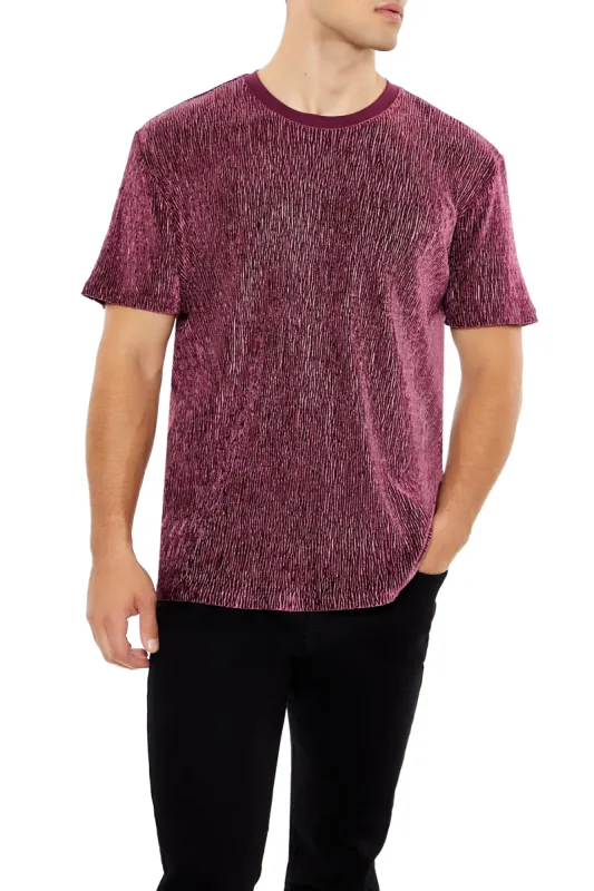 Textured Short Sleeve Top sold by Urban Planet