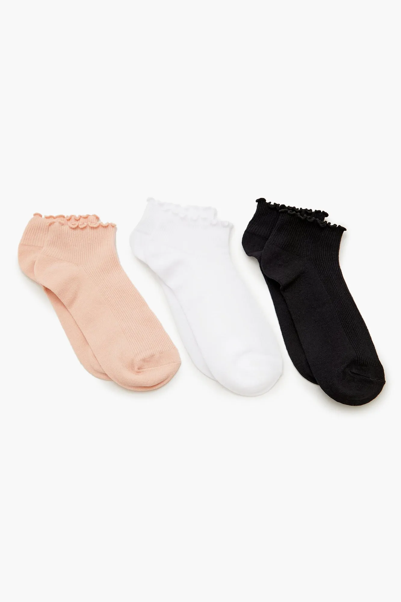 Lettuce Edge Ankle Socks (3 Pack) sold by Urban Planet