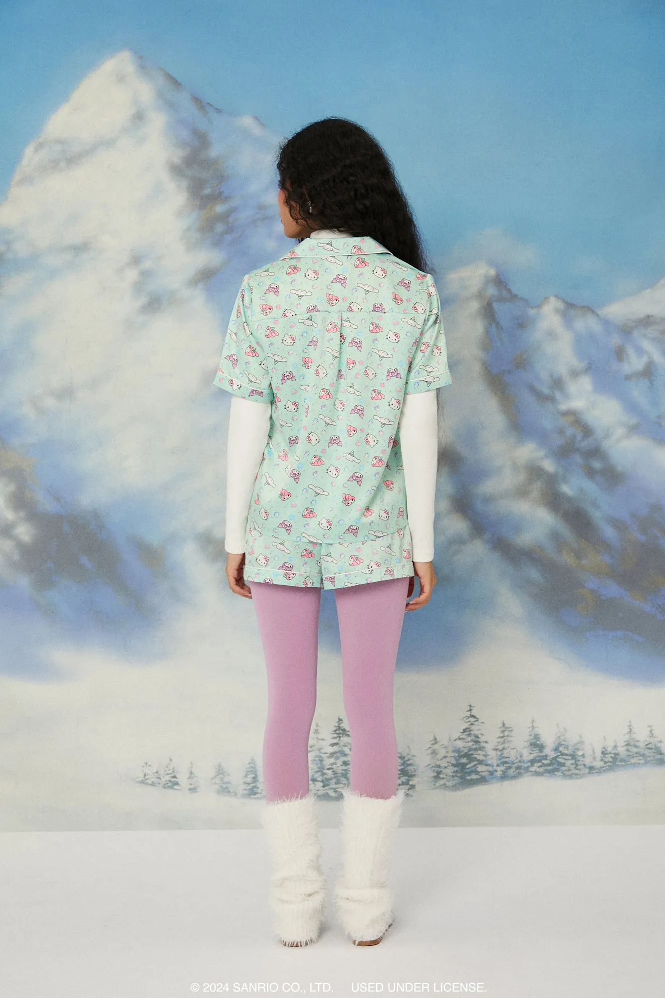 Hello Kitty & Friends Top & Short 2 Piece Pajama Set sold by Urban Planet product image thumbnail 2