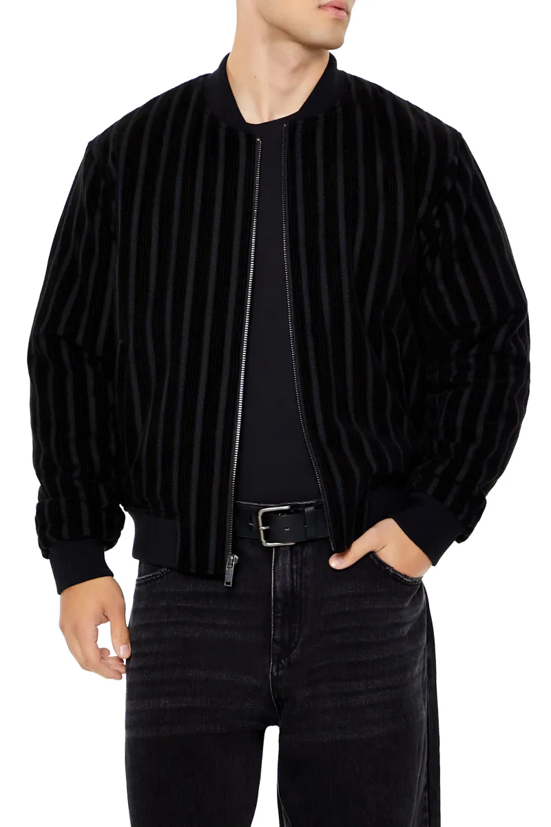 Blouson aviateur rayé sold by Urban Planet