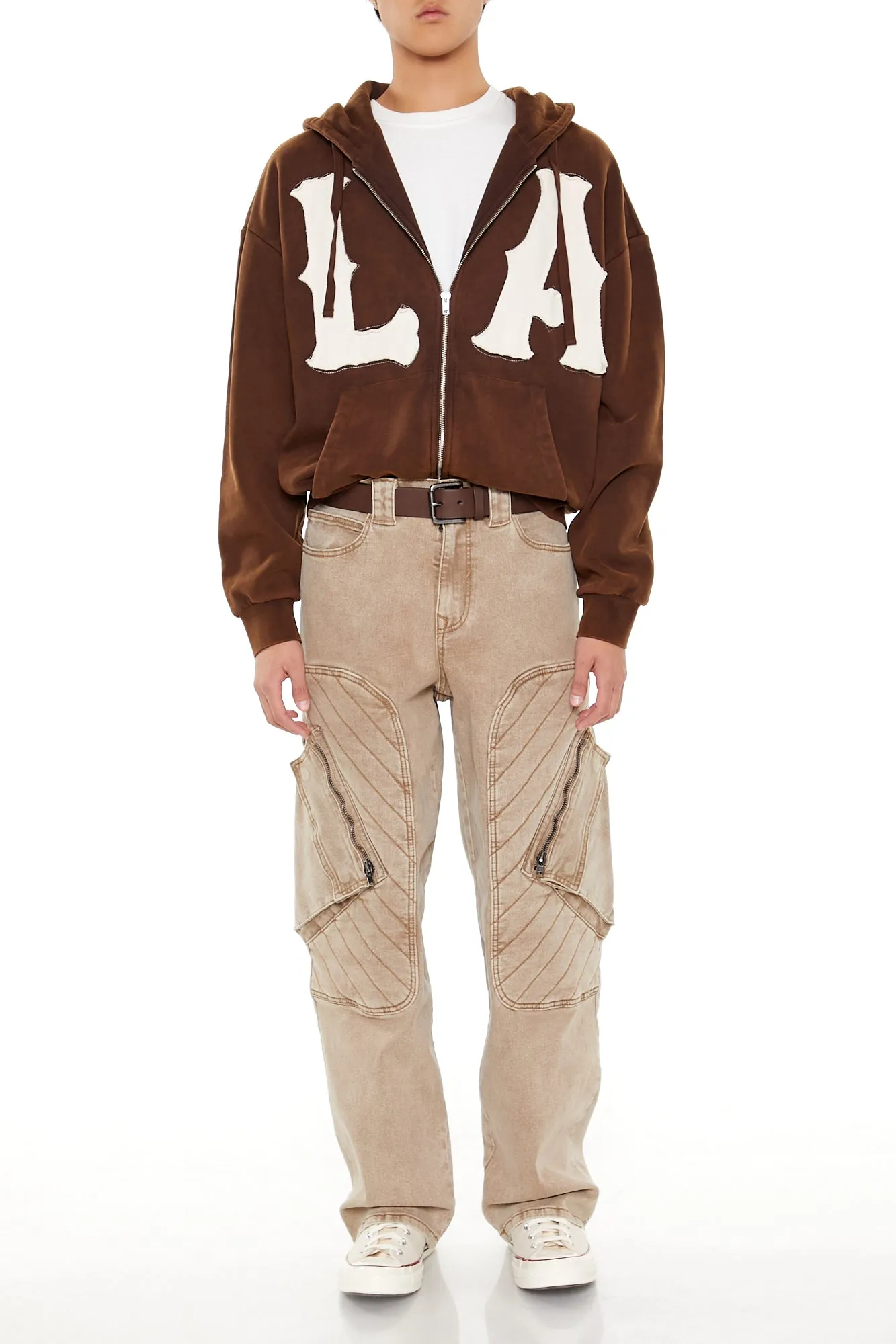 Mid Rise Straight Leg Cargo Jean sold by Urban Planet product image thumbnail 2