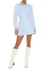 Poplin Belted Mini Shirt Dress sold by Urban Planet