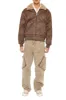 Quilted Faux-Shearling Lined Jacket sold by Urban Planet