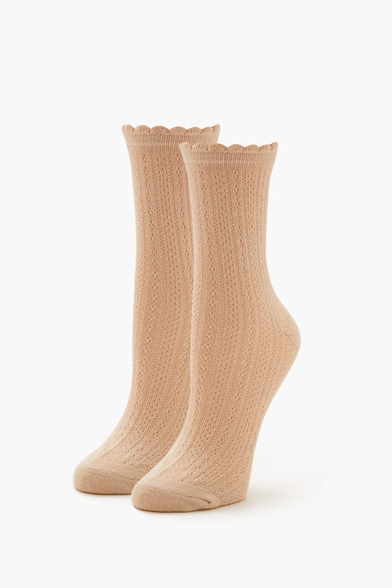 Pointelle Knit Crew Socks sold by Urban Planet product image thumbnail 3