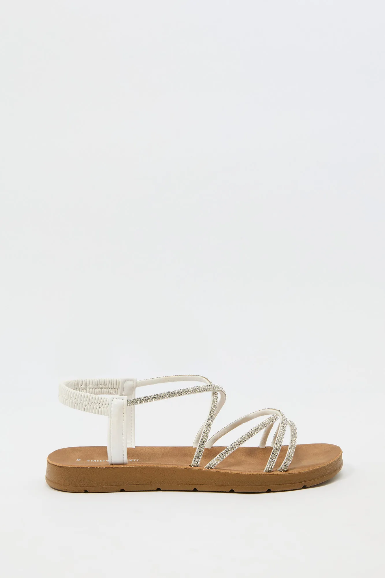 Strappy Rhinestone Sandal sold by Urban Planet