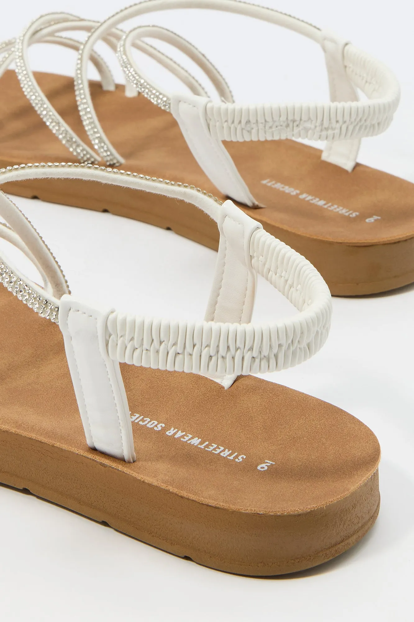 Sandales avec brides et pierres du Rhin sold by Urban Planet product image thumbnail 4