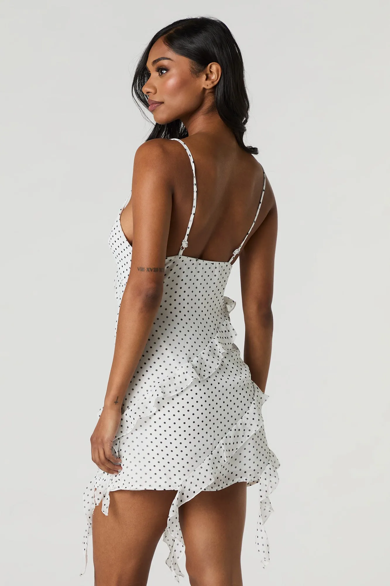 Minirobe volantée en chiffon sold by Urban Planet product image thumbnail 5