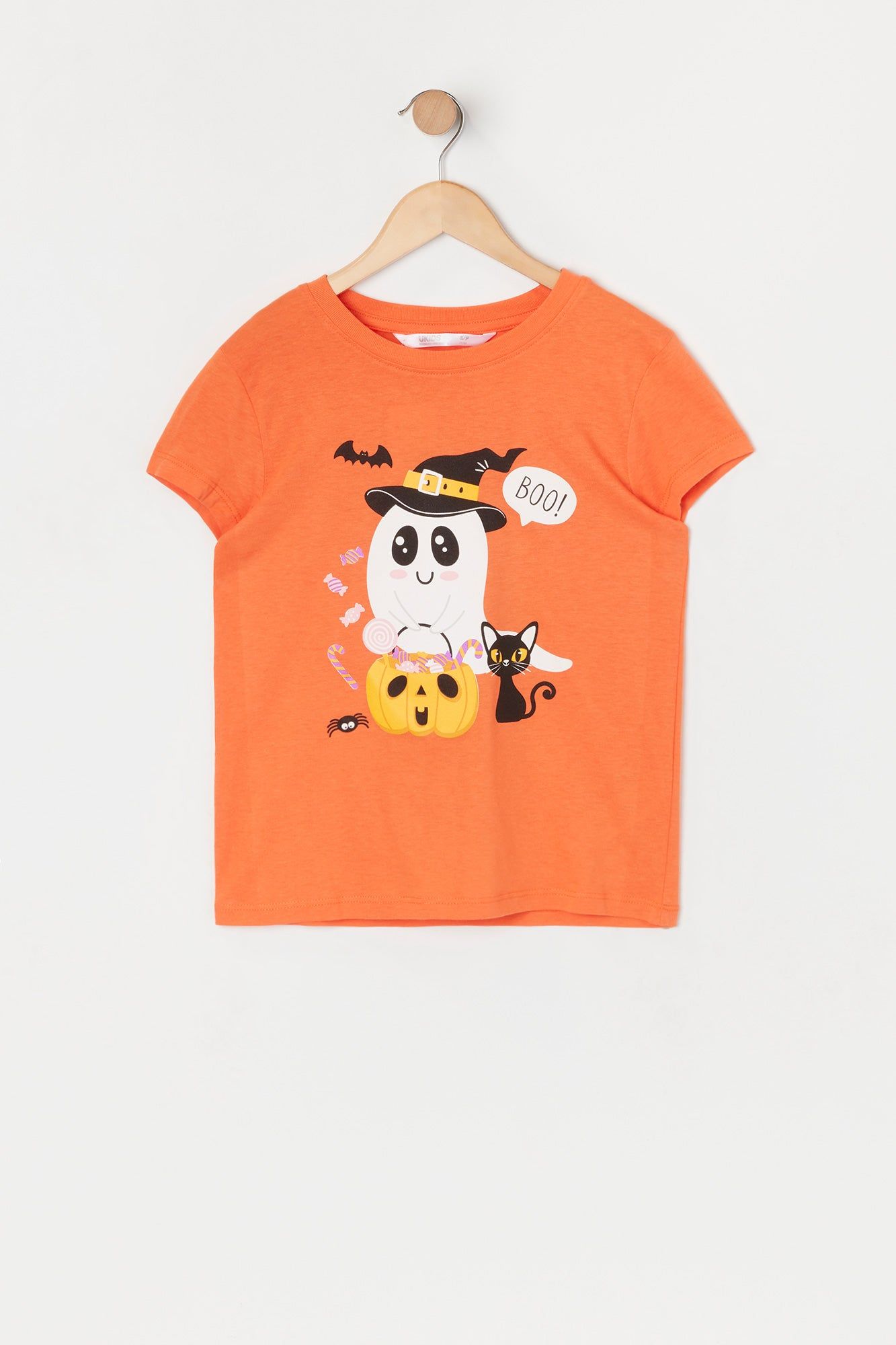 Girls Boo Halloween Graphic T-Shirt sold by Urban Planet