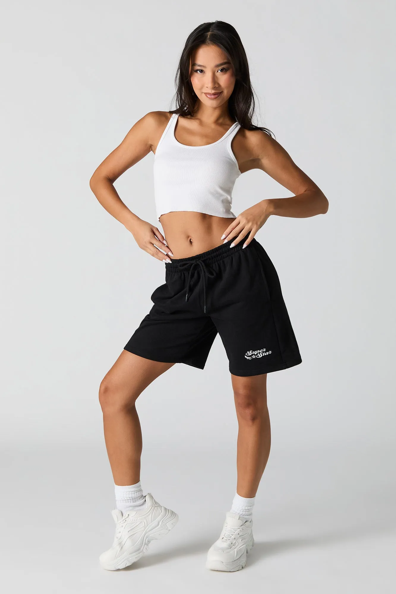 Graphic Fleece Short sold by Urban Planet product image thumbnail 3