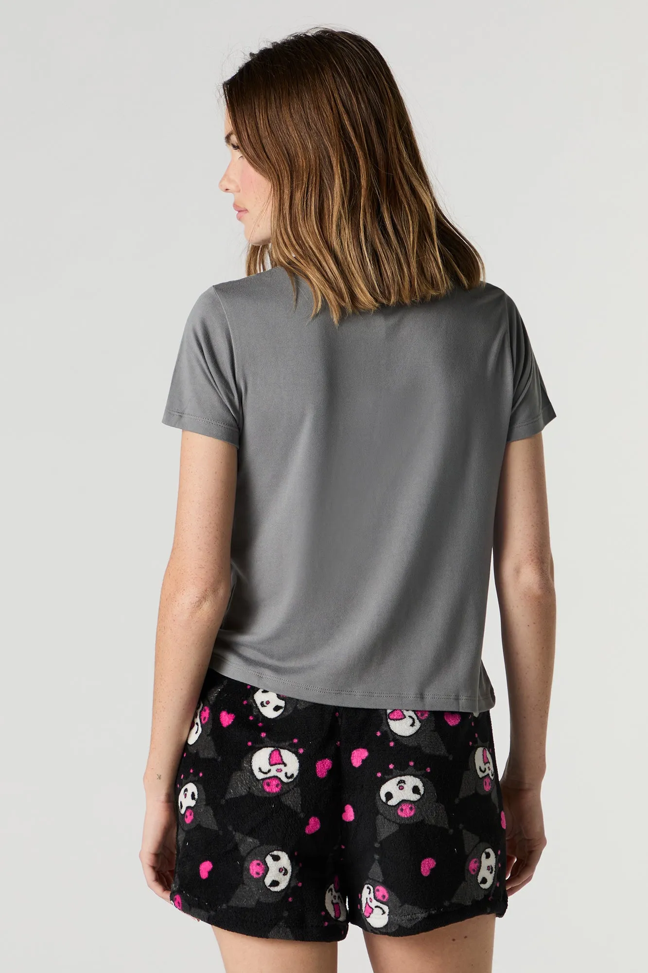 Hello Kitty & Friends T-Shirt & Plush Short 2 Piece Pajama Set sold by Urban Planet product image thumbnail 5