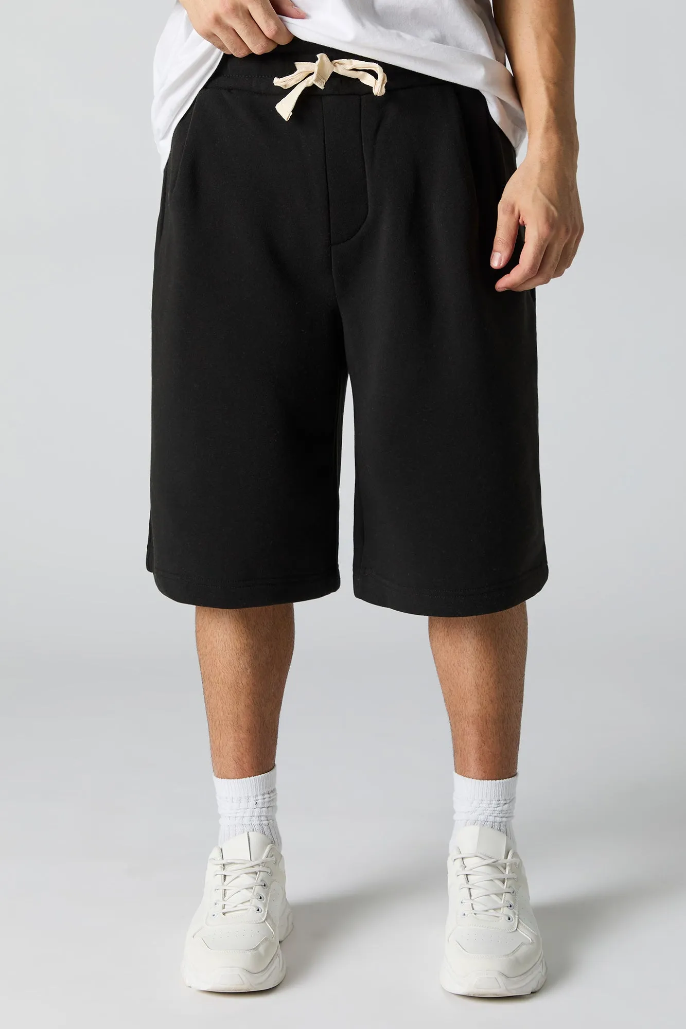 Fleece Longline Short sold by Urban Planet product image thumbnail 4