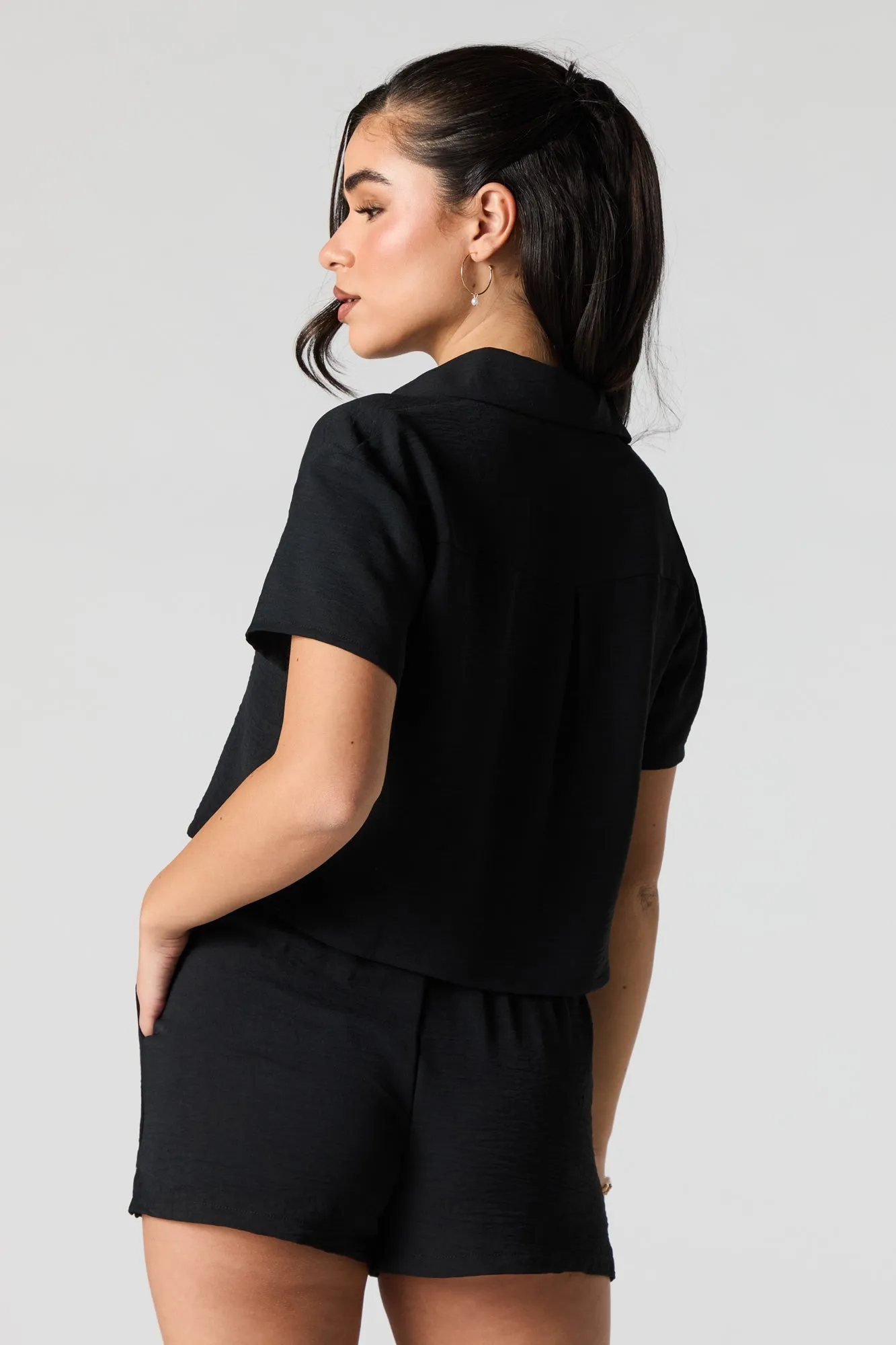 Short mi-taille avec taille coulissante sold by Urban Planet product image thumbnail 5