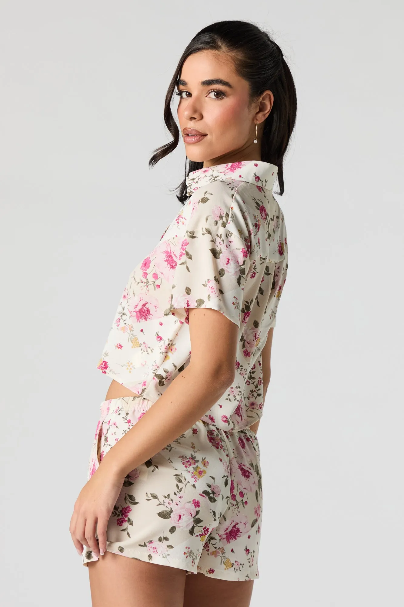 Short mi-taille avec taille coulissante sold by Urban Planet product image thumbnail 2