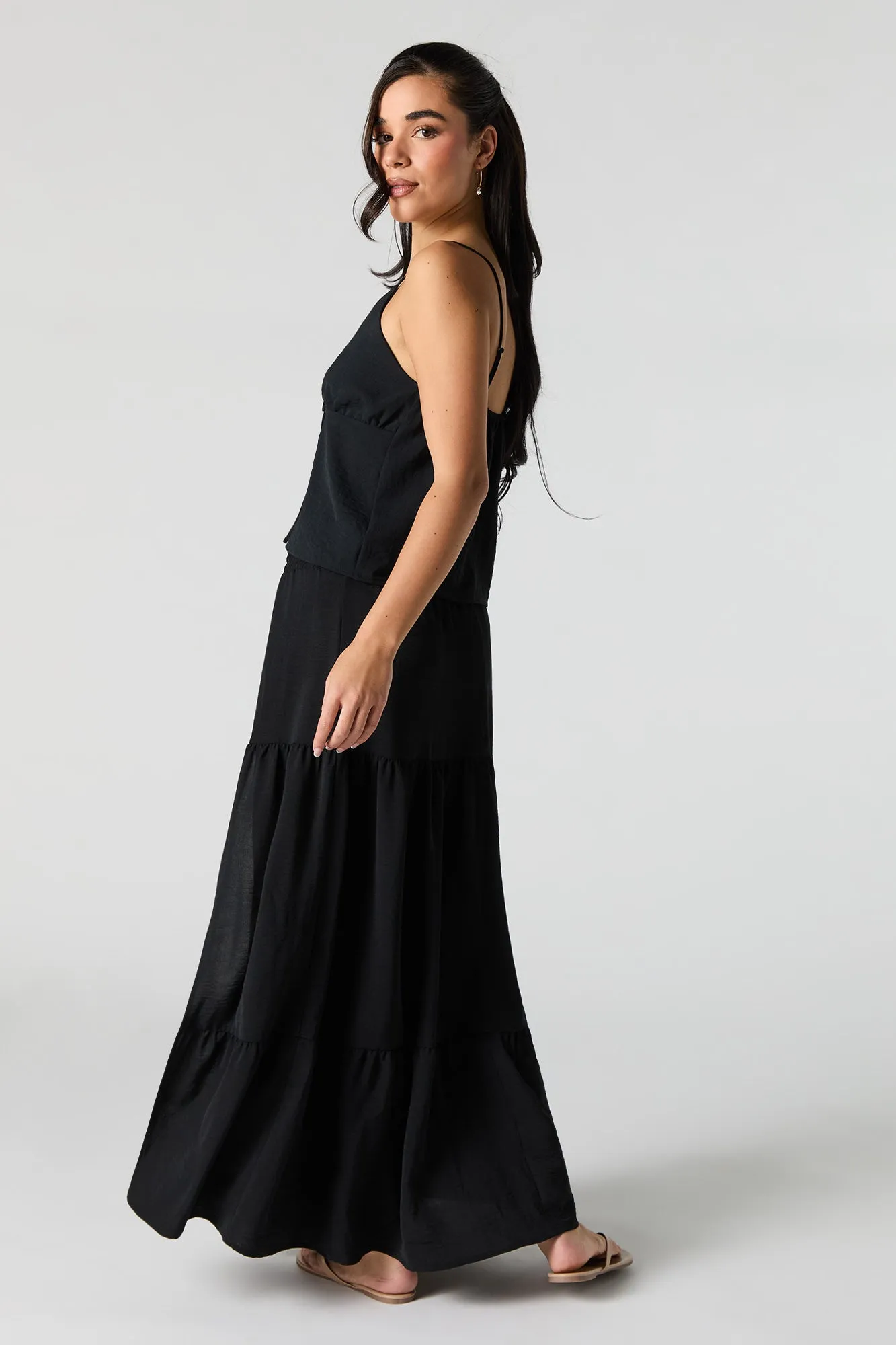 Flowy Tiered Maxi Skirt sold by Urban Planet product image thumbnail 5