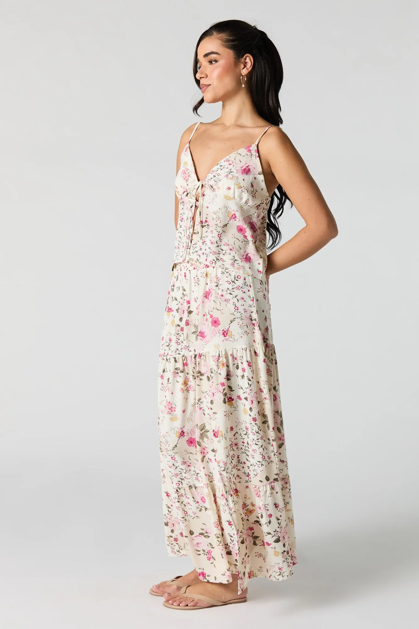 Flowy Tiered Maxi Skirt sold by Urban Planet product image thumbnail 3