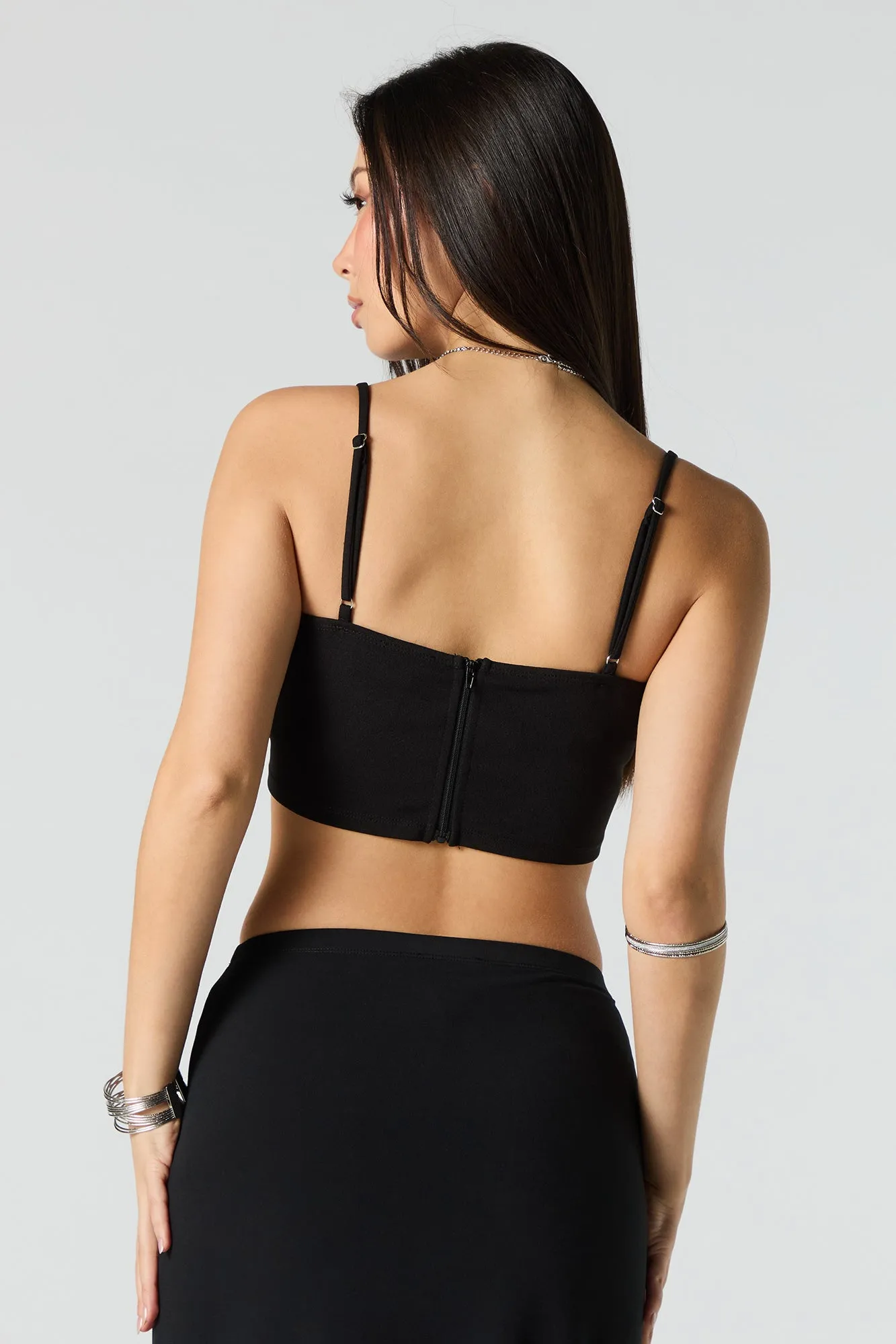 Rhinestone Heart Crop Top sold by Urban Planet product image thumbnail 2