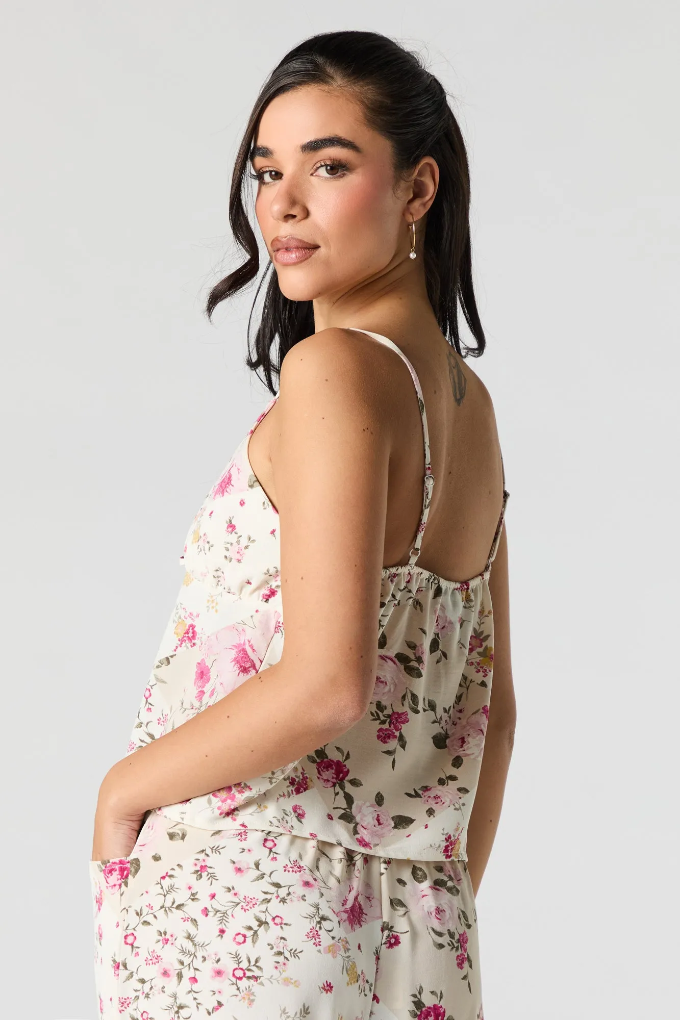 Camisole volantée avec attache sold by Urban Planet product image thumbnail 2