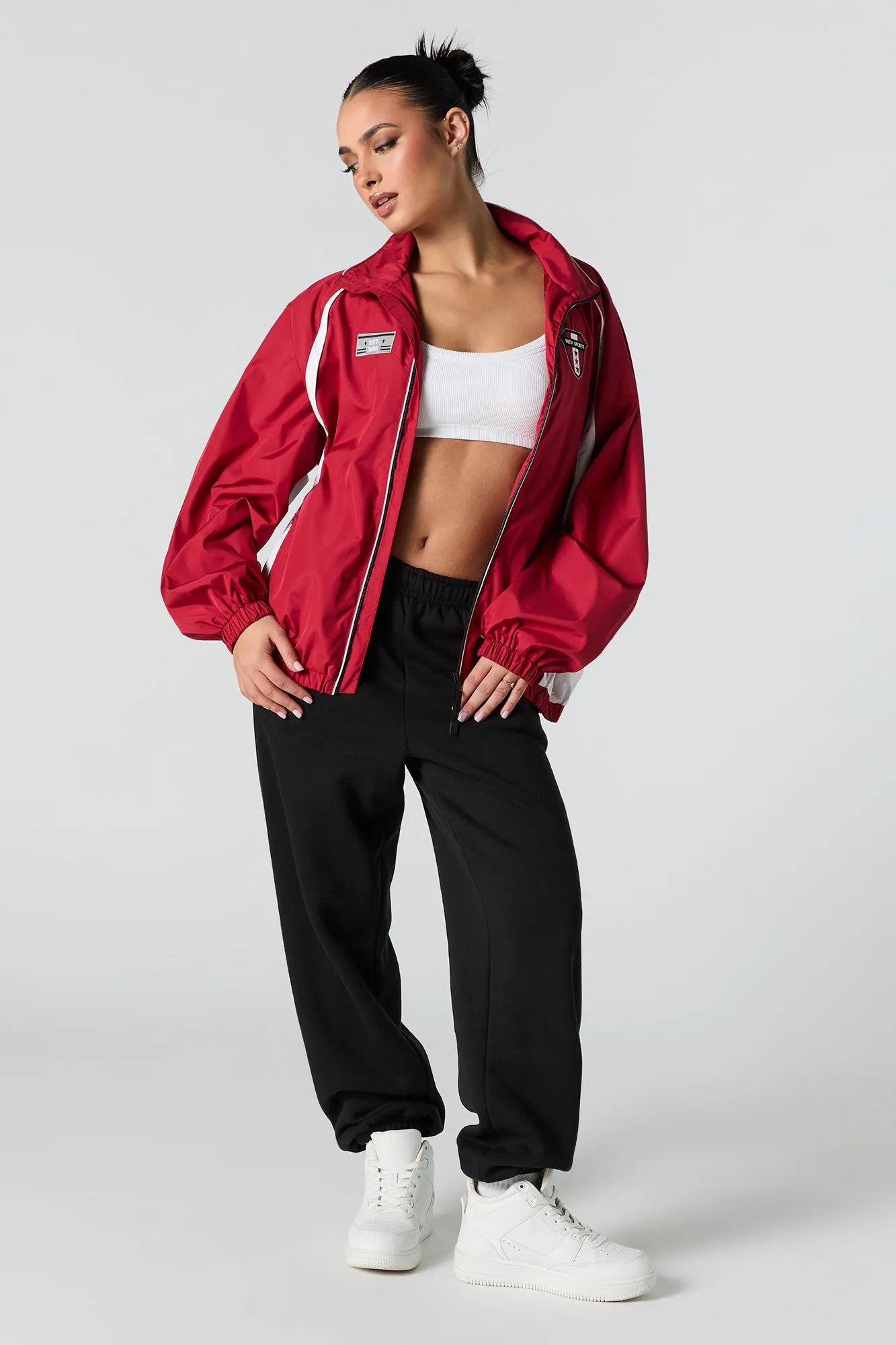 Blouson d'entraîneur avec empiècement Sports sold by Urban Planet product image thumbnail 3