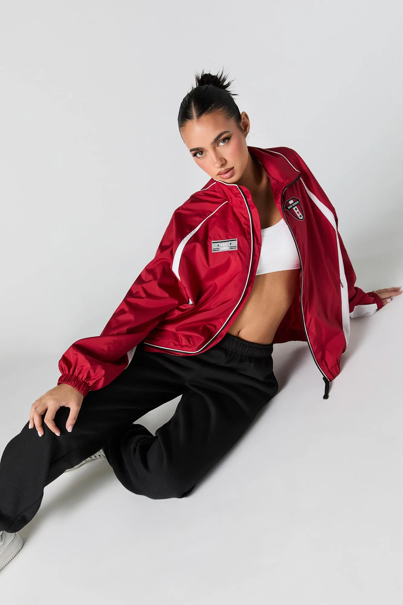 Blouson d'entraîneur avec empiècement Sports sold by Urban Planet