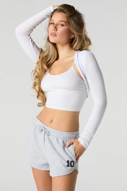 Graphic Fleece Dolphin Short sold by Urban Planet