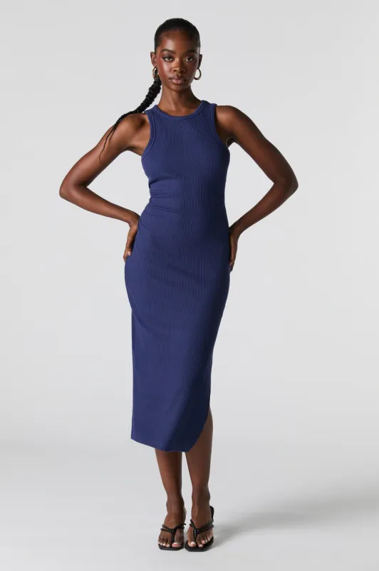 Ribbed Sleeveless Midi Dress sold by Urban Planet