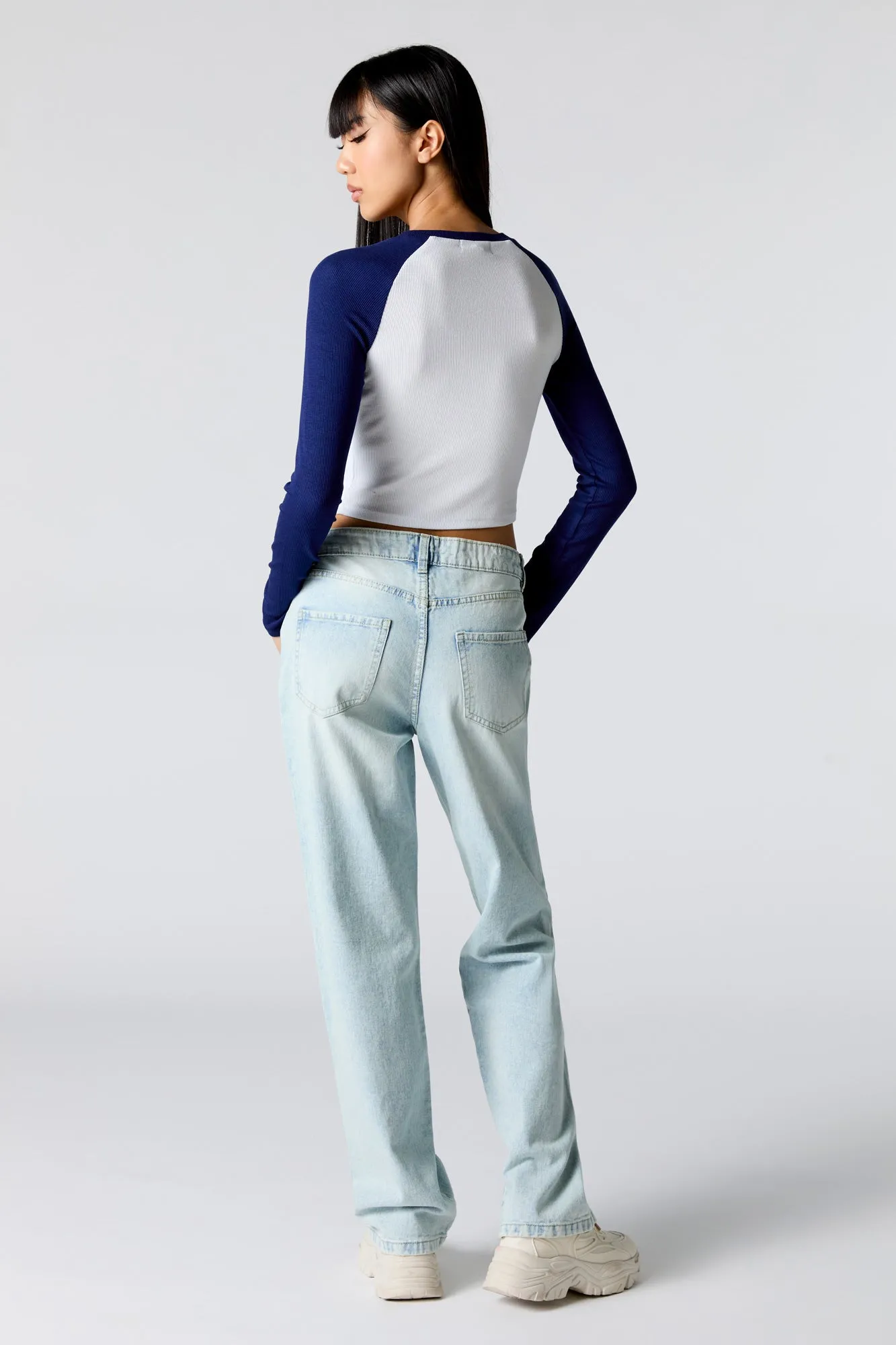 Light Wash Straight Leg Jean sold by Urban Planet product image thumbnail 3