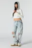 Distressed Straight Leg Jean sold by Urban Planet