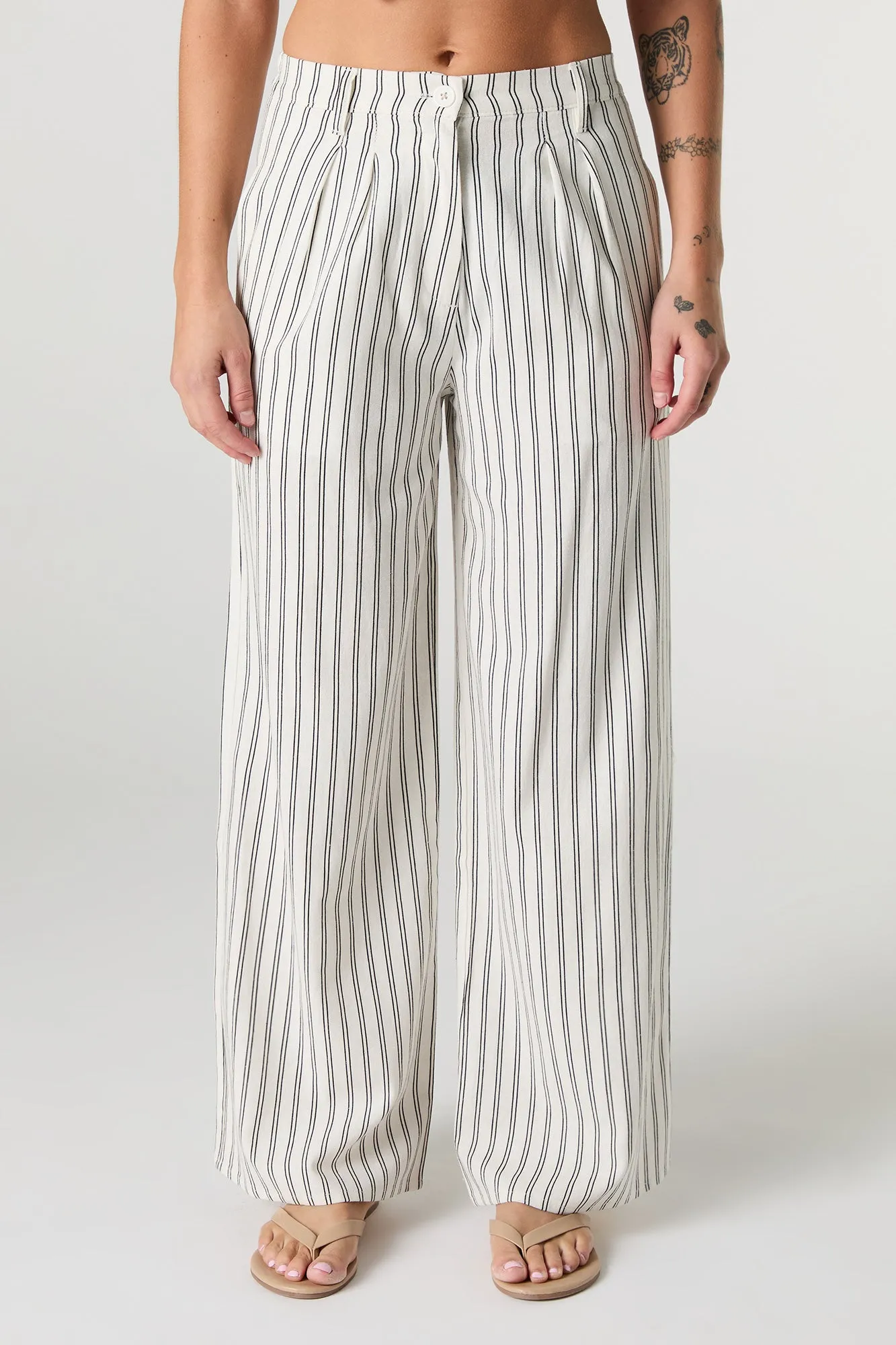 Pleated Wide Leg Pant sold by Urban Planet product image thumbnail 5