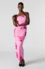 Robe maxi sans bretelles ruchée en filet sold by Urban Planet