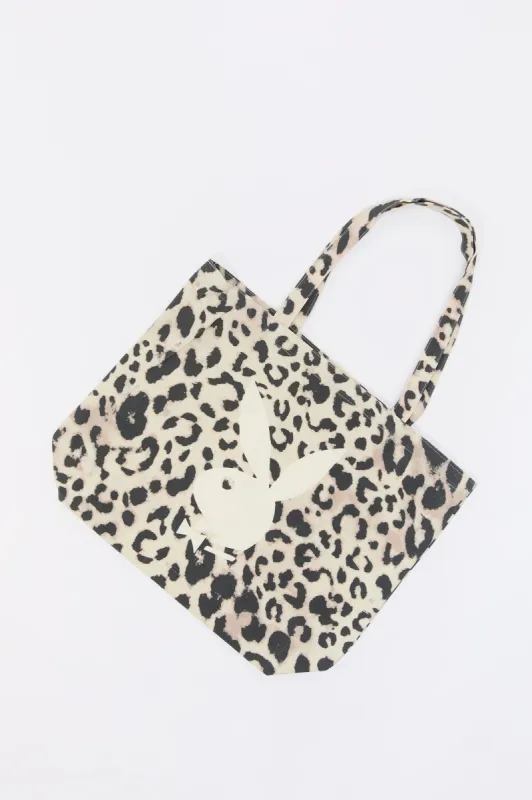 Fourre-tout à imprimé Playboy avec motif guépard sold by Urban Planet