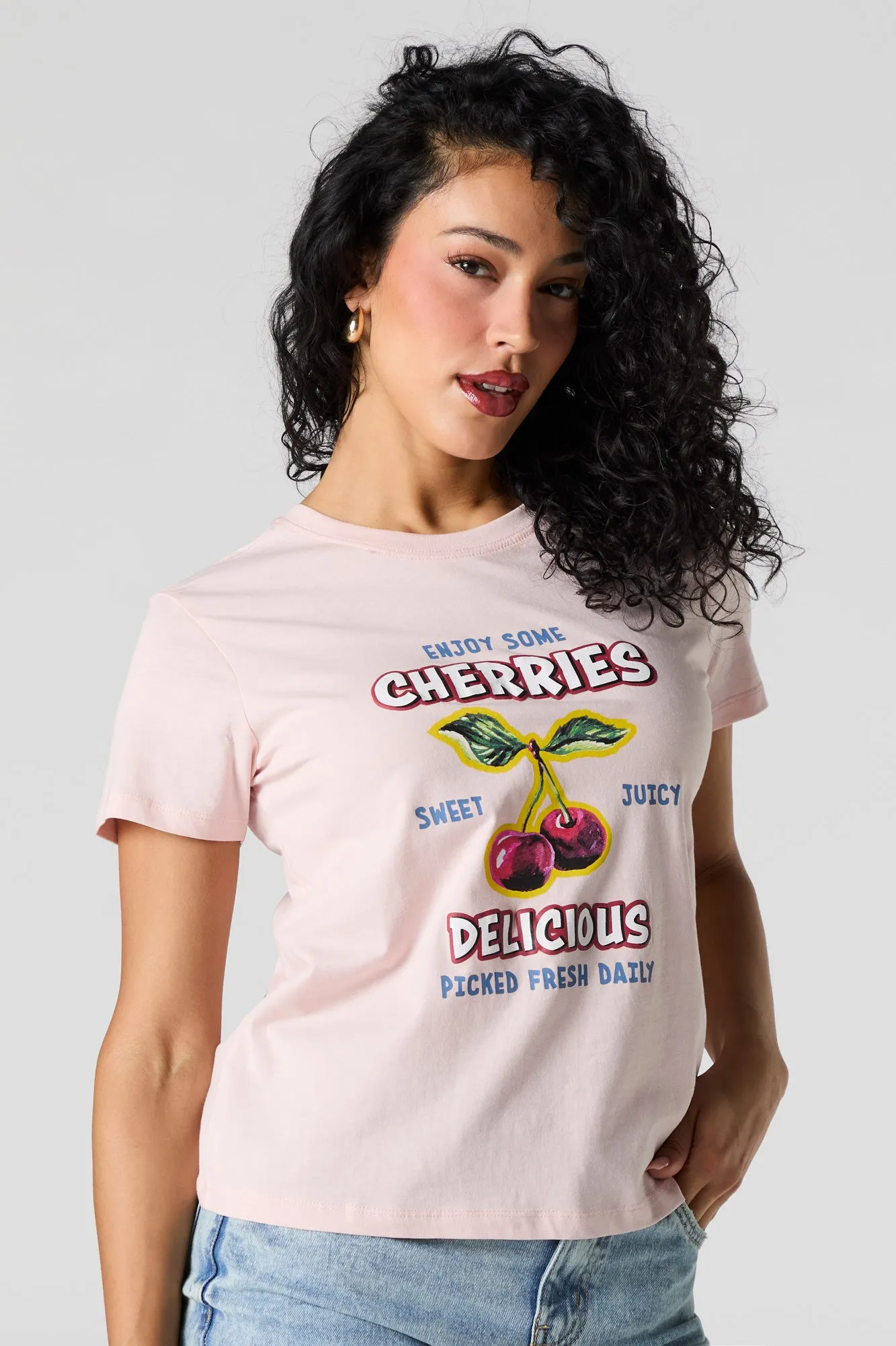 Sweet Cherries Graphic T-Shirt sold by Urban Planet