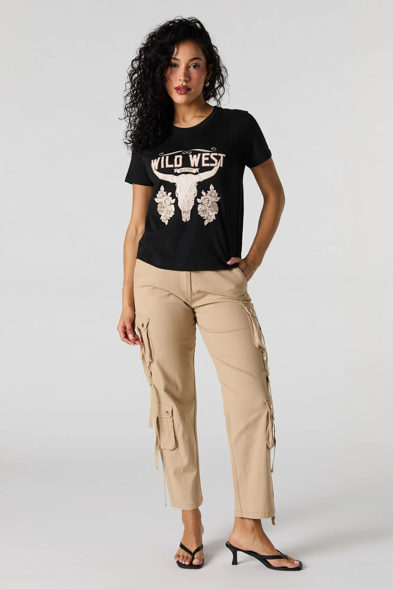 T-shirt à imprimé Wild West sold by Urban Planet product image thumbnail 3