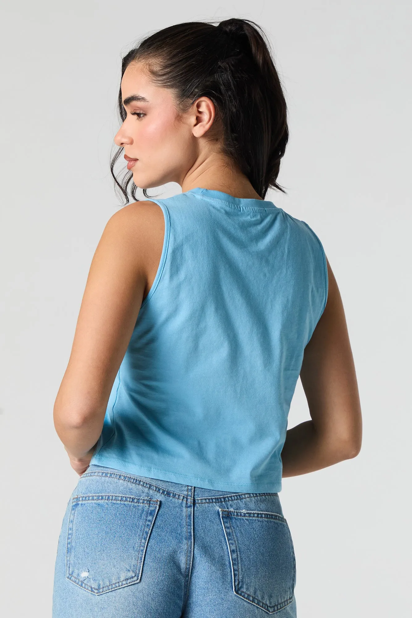 Camisole ample à motif bouffant Palm Tree sold by Urban Planet product image thumbnail 2