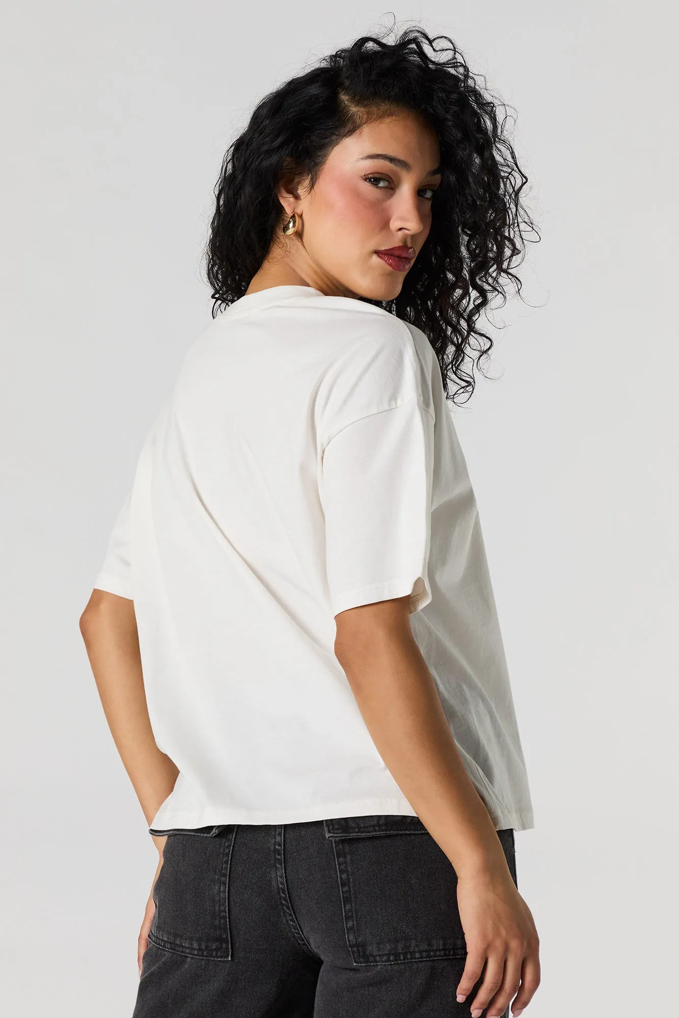 Cherry Embroidered T-Shirt sold by Urban Planet product image thumbnail 2