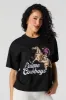 T-shirt avec motif brodé J'aime Cowboys sold by Urban Planet