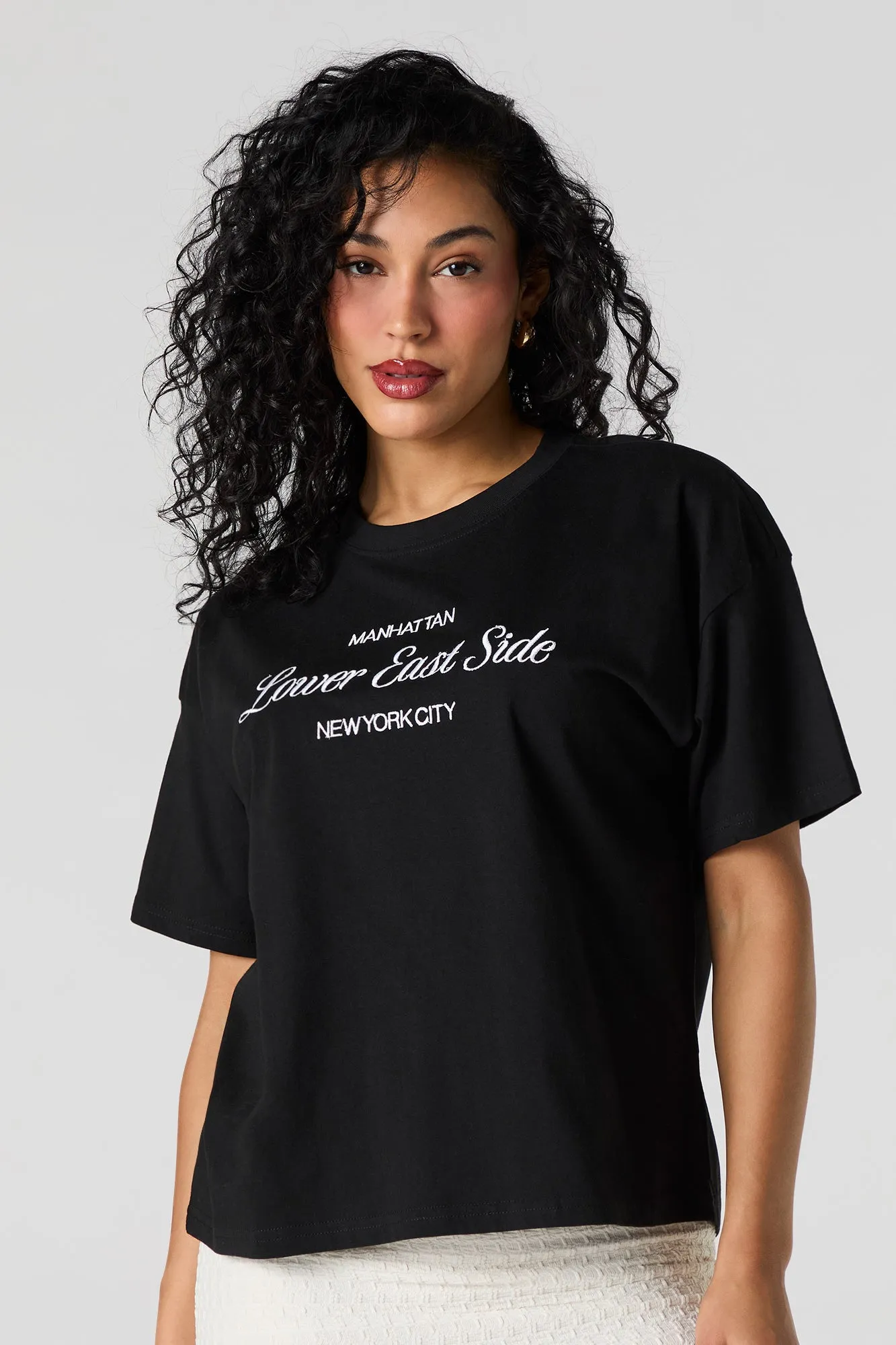 T-shirt avec motif brodé Lower East Side sold by Urban Planet