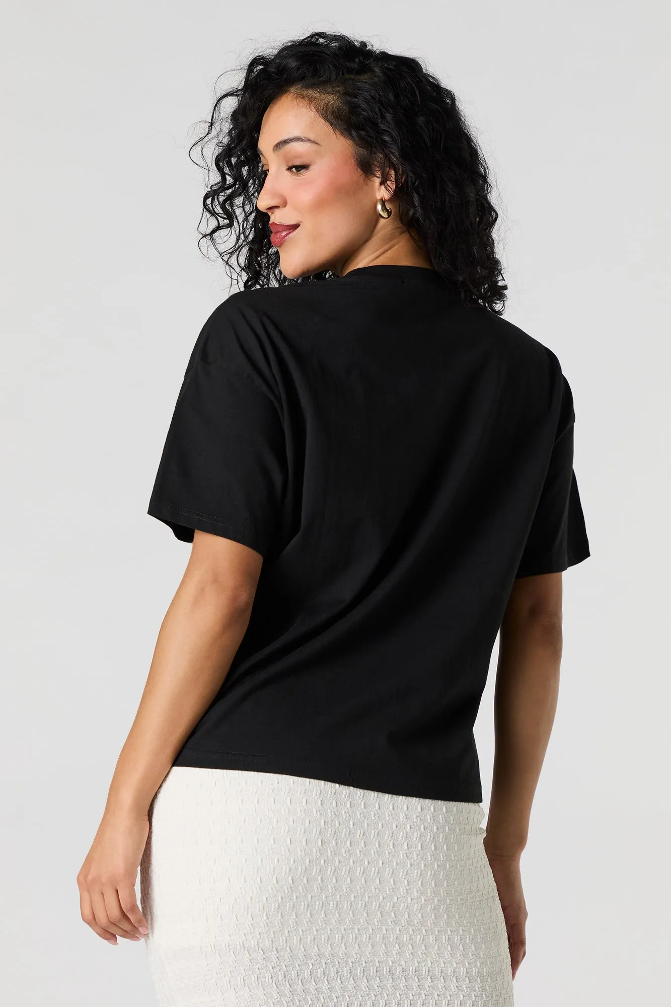 T-shirt avec motif brodé Lower East Side sold by Urban Planet product image thumbnail 2