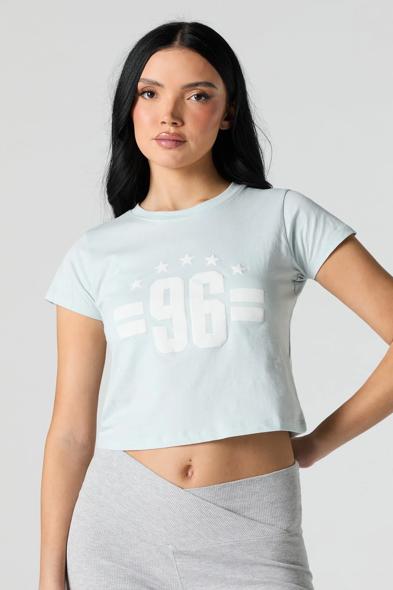 T-shirt court à imprimé 96 sold by Urban Planet